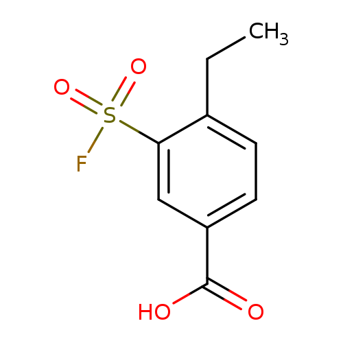 4-ethyl-3-(fluorosulfonyl)benzoic acid