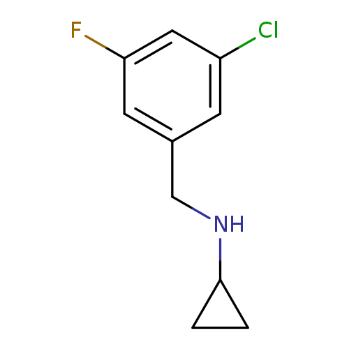 N-[(3-chloro-5-fluorophenyl)methyl]cyclopropanamine