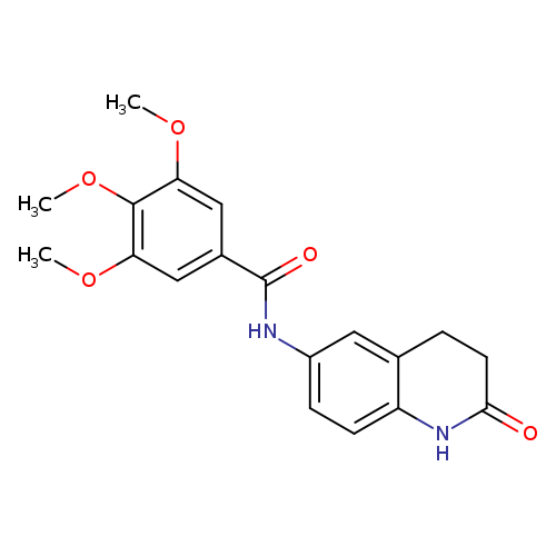 3,4,5-trimethoxy-N-(2-oxo-1,2,3,4-tetrahydroquinolin-6-yl)benzamide