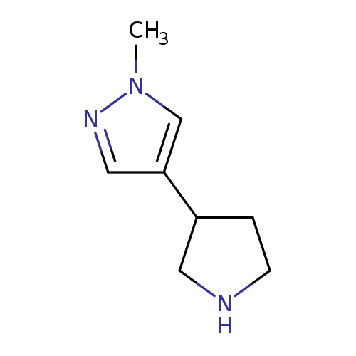 1-Methyl-4-(pyrrolidin-3-yl)-1h-pyrazole