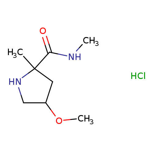 4-methoxy-N,2-dimethylpyrrolidine-2-carboxamidehydrochloride