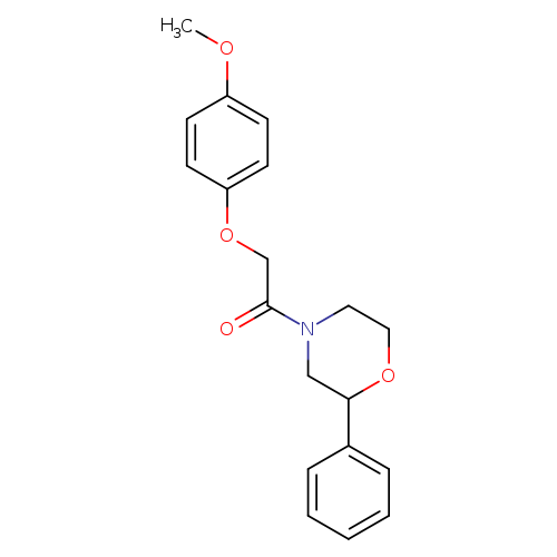 2-(4-methoxyphenoxy)-1-(2-phenylmorpholin-4-yl)ethan-1-one