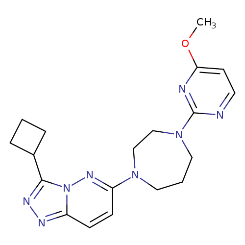 1-{3-cyclobutyl-[1,2,4]triazolo[4,3-b]pyridazin-6-yl}-4-(4-methoxypyrimidin-2-yl)-1,4-diazepane