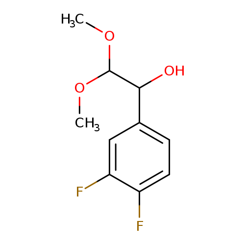 1-(3,4-difluorophenyl)-2,2-dimethoxyethan-1-ol