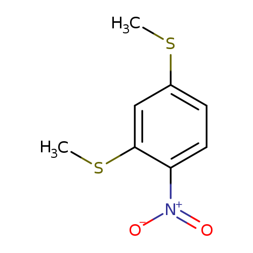 2,4-bis(methylsulfanyl)-1-nitrobenzene