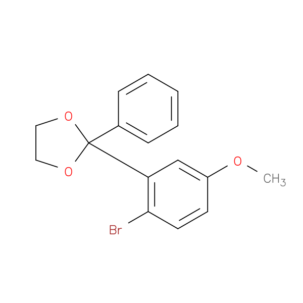 2-Bromo-5-methoxybenzophenone ethylene ketal
