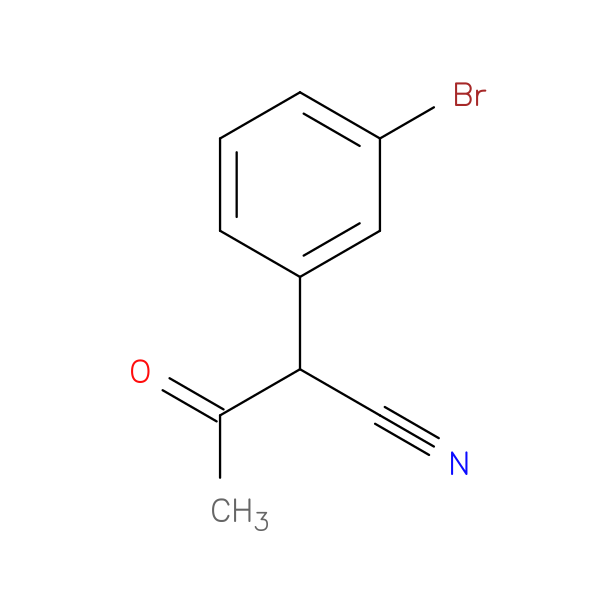 2-(3-Bromophenyl)-3-oxobutanenitrile