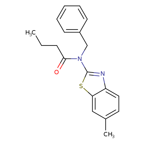 N-benzyl-N-(6-methyl-1,3-benzothiazol-2-yl)butanamide
