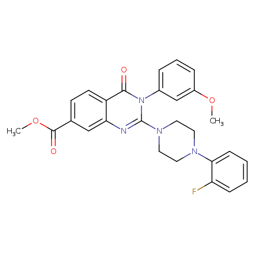 methyl 2-[4-(2-fluorophenyl)piperazin-1-yl]-3-(3-methoxyphenyl)-4-oxo-3,4-dihydroquinazoline-7-carboxylate