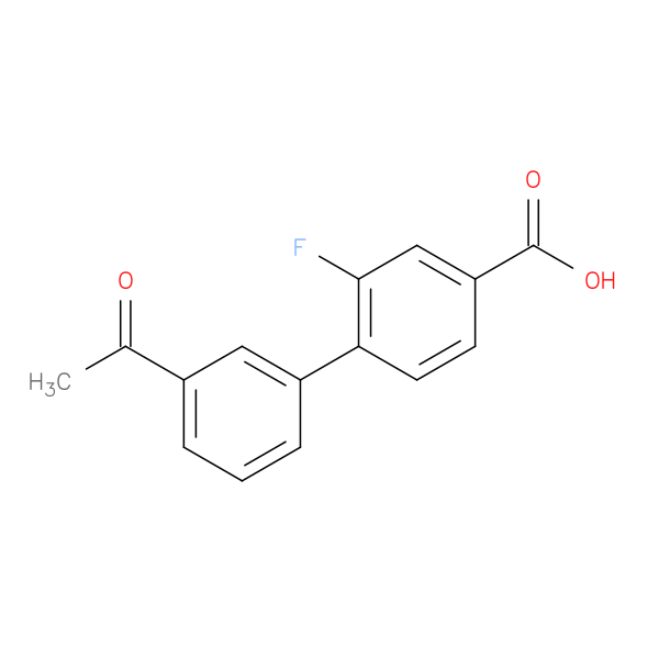 4-(3-Acetylphenyl)-3-fluorobenzoic acid