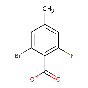 2-Bromo-6-fluoro-4-methylbenzoic acid