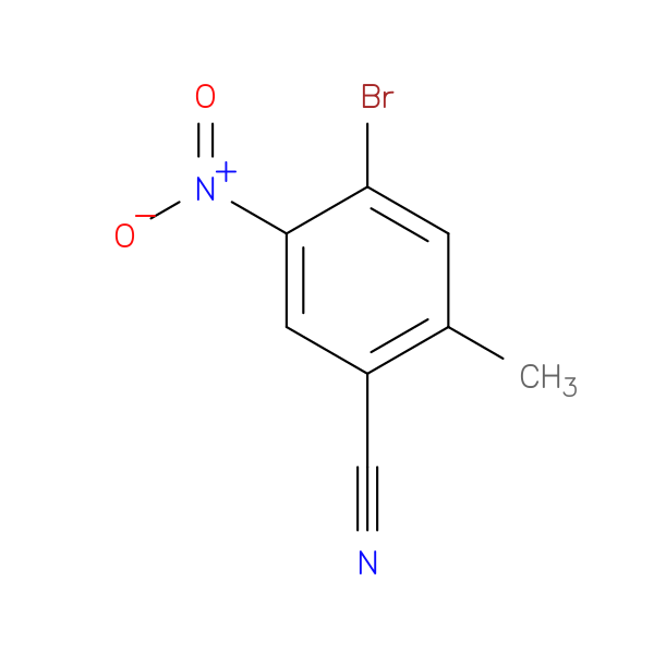 4-Bromo-2-methyl-5-nitrobenzonitrile