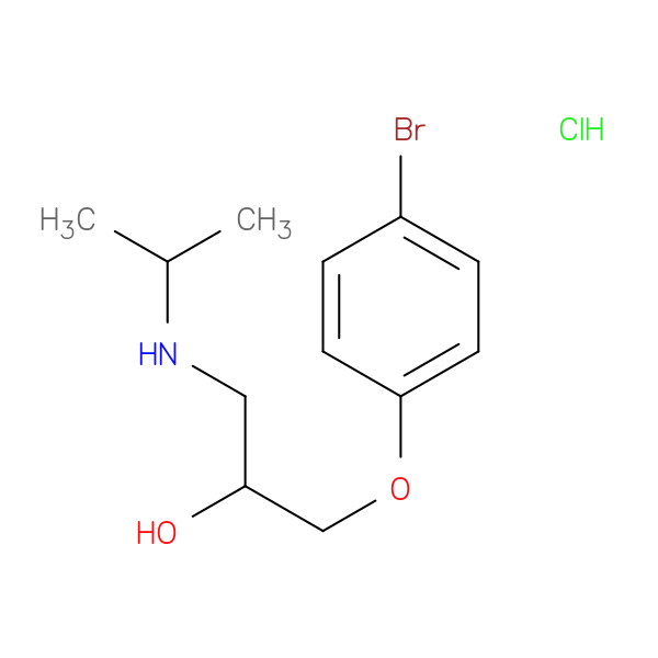 1-(4-bromophenoxy)-3-[(propan-2-yl)amino]propan-2-ol hydrochloride