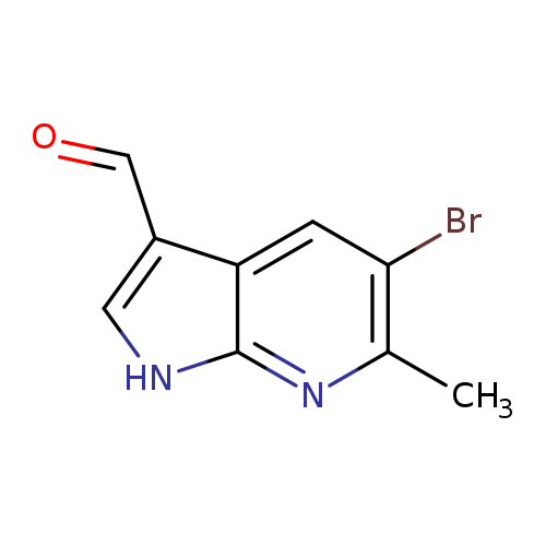 5-Bromo-6-methyl-1H-pyrrolo[2,3-b]pyridine-3-carbaldehyde