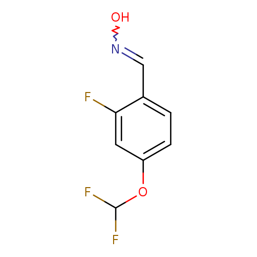 (E)-N-{[4-(difluoromethoxy)-2-fluorophenyl]methylidene}hydroxylamine