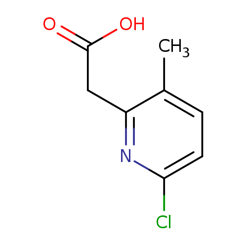 2-(6-chloro-3-methylpyridin-2-yl)acetic acid