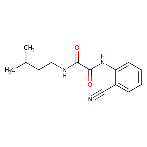 N'-(2-cyanophenyl)-N-(3-methylbutyl)ethanediamide