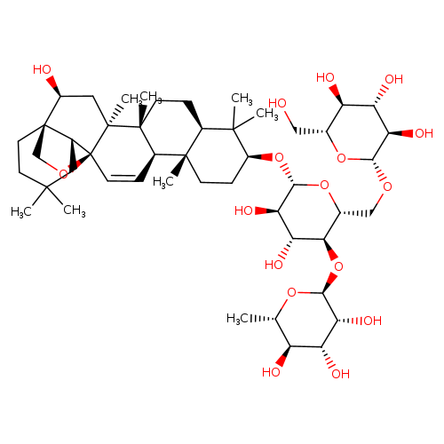 β-D-Glucopyranoside, (3β,16β)-13,28-epoxy-16-hydroxyolean-11-en-3-yl O-6-deoxy-α-L-mannopyranosyl-(1→4)-O-[β-D-glucopyranosyl-(1→6)]-