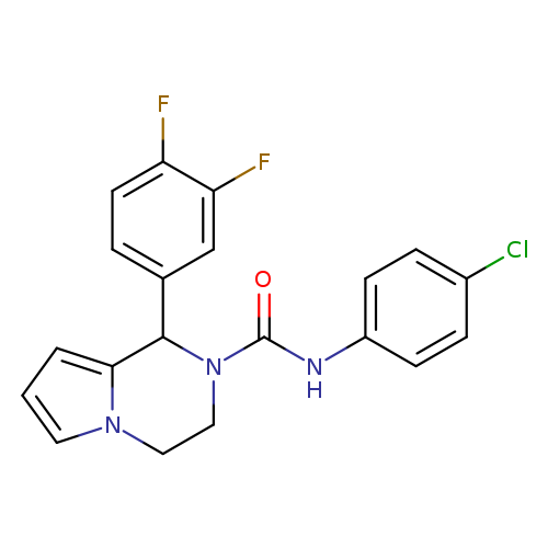 N-(4-chlorophenyl)-1-(3,4-difluorophenyl)-1H,2H,3H,4H-pyrrolo[1,2-a]pyrazine-2-carboxamide