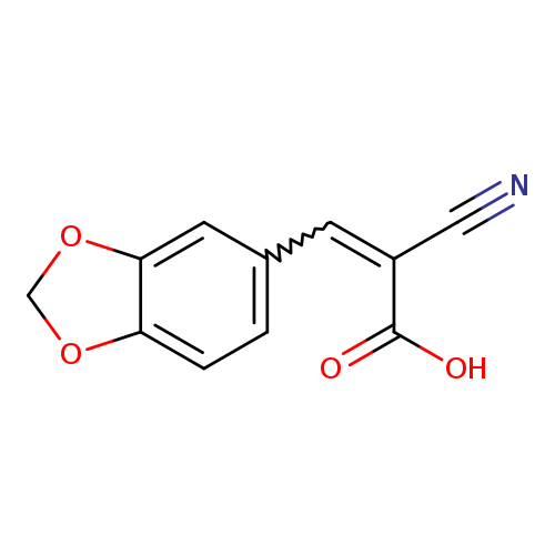 2-Propenoic acid, 3-(1,3-benzodioxol-5-yl)-2-cyano-, (E)-