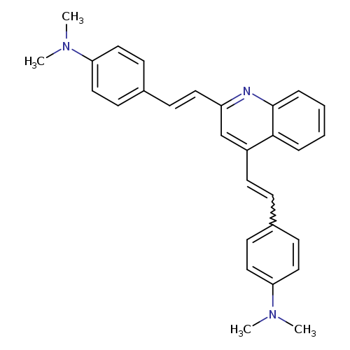 4-[(Z)-2-{2-[(E)-2-[4-(dimethylamino)phenyl]ethenyl]quinolin-4-yl}ethenyl]-N,N-dimethylaniline