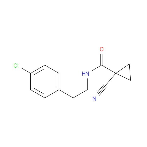 N-[2-(4-chlorophenyl)ethyl]-1-cyanocyclopropane-1-carboxamide
