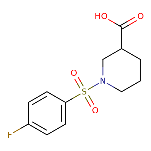 1-[(4-Fluorobenzene)sulfonyl]piperidine-3-carboxylic acid