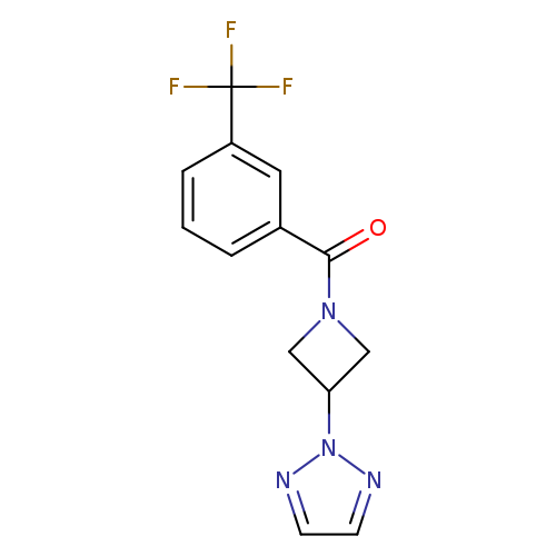 2-{1-[3-(trifluoromethyl)benzoyl]azetidin-3-yl}-2H-1,2,3-triazole