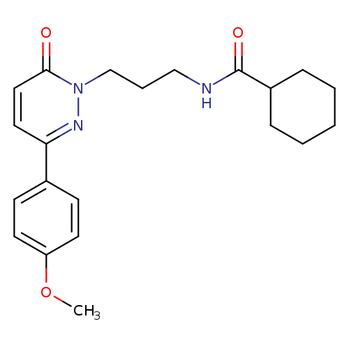N-{3-[3-(4-methoxyphenyl)-6-oxo-1,6-dihydropyridazin-1-yl]propyl}cyclohexanecarboxamide