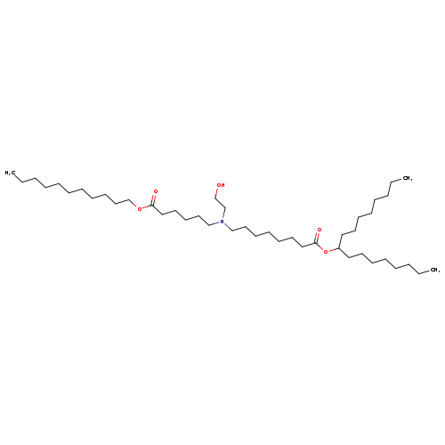 Heptadecan-9-yl 8-((2-hydroxyethyl)(6-oxo-6-(undecyloxy)hexyl)amino)octanoate