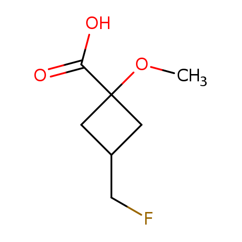 3-(fluoromethyl)-1-methoxycyclobutane-1-carboxylicacid,Mixtureofdiastereomers