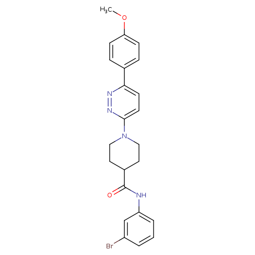 N-(3-bromophenyl)-1-[6-(4-methoxyphenyl)pyridazin-3-yl]piperidine-4-carboxamide