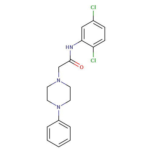 N-(2,5-dichlorophenyl)-2-(4-phenylpiperazin-1-yl)acetamide