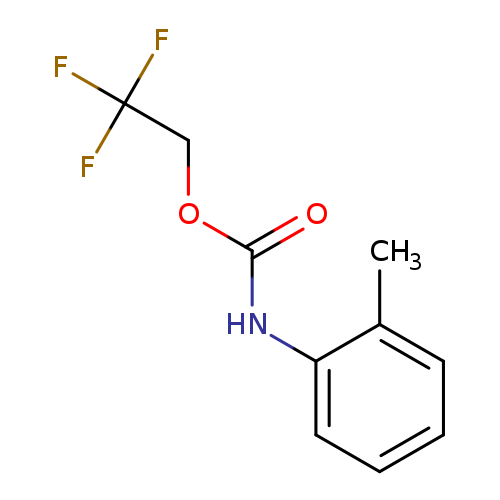 2,2,2-trifluoroethyl N-(2-methylphenyl)carbamate