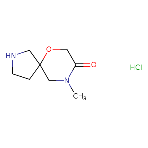 9-Methyl-6-oxa-2,9-diazaspiro[4.5]decan-8-one hydrochloride