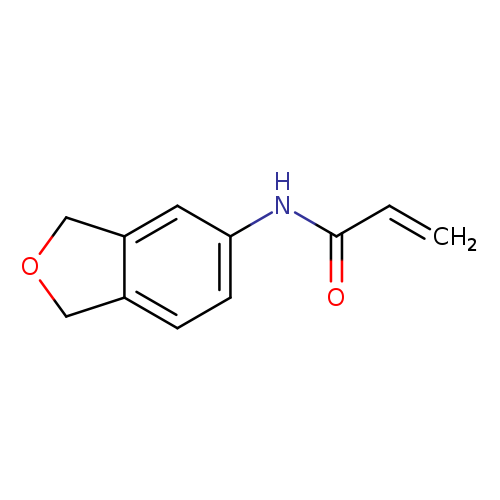 N-(1,3-dihydro-2-benzofuran-5-yl)prop-2-enamide