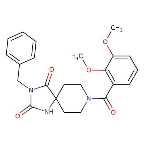 3-benzyl-8-(2,3-dimethoxybenzoyl)-1,3,8-triazaspiro[4.5]decane-2,4-dione