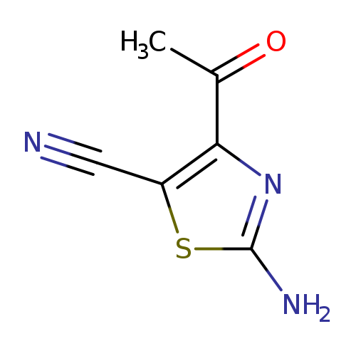 4-acetyl-2-amino-1,3-thiazole-5-carbonitrile