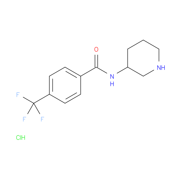 N-(Piperidin-3-yl)-4-(trifluoromethyl)benzamide hydrochloride
