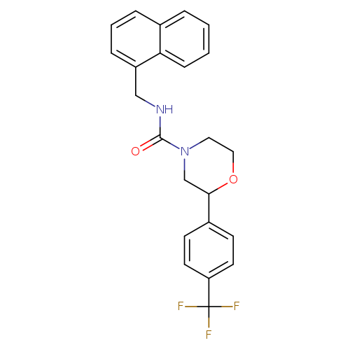 N-[(naphthalen-1-yl)methyl]-2-[4-(trifluoromethyl)phenyl]morpholine-4-carboxamide