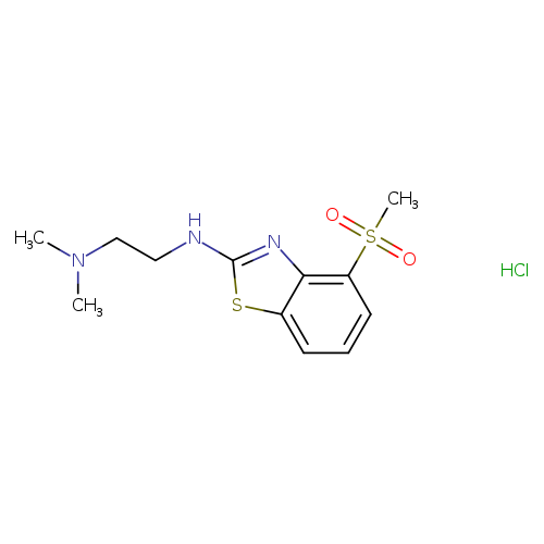 N-[2-(dimethylamino)ethyl]-4-methanesulfonyl-1,3-benzothiazol-2-amine hydrochloride