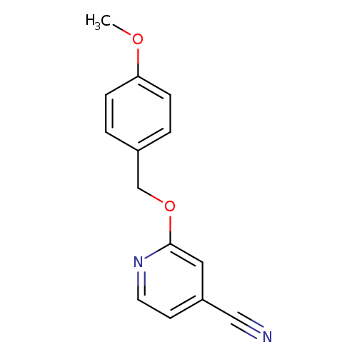 2-[(4-methoxyphenyl)methoxy]pyridine-4-carbonitrile