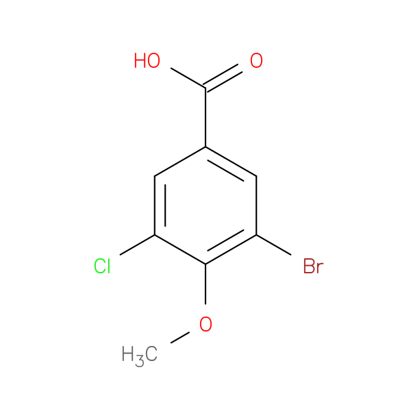 3-bromo-5-chloro-4-methoxybenzoic acid
