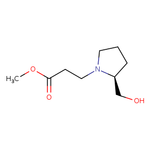 1-Pyrrolidinepropanoic acid, 2-(hydroxymethyl)-, methyl ester, (S)- (9CI)