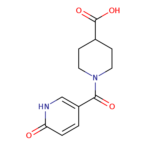 1-[(6-Oxo-1,6-dihydropyridin-3-yl)carbonyl]piperidine-4-carboxylic acid