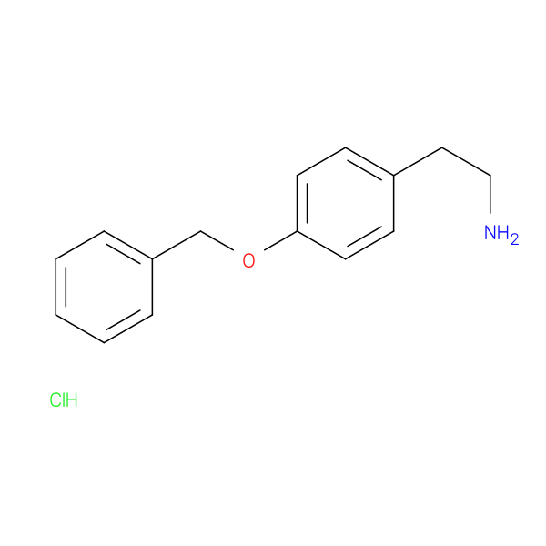 Benzeneethanamine, 4-(phenylmethoxy)-, hydrochloride (1:1)