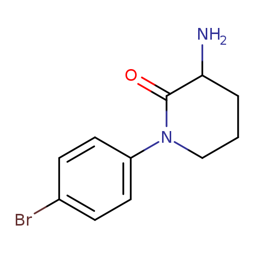 3-amino-1-(4-bromophenyl)piperidin-2-one