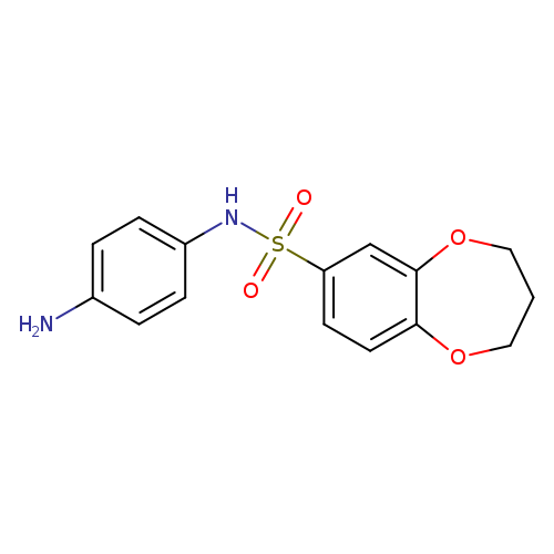 N-(4-aminophenyl)-3,4-dihydro-2H-1,5-benzodioxepine-7-sulfonamide