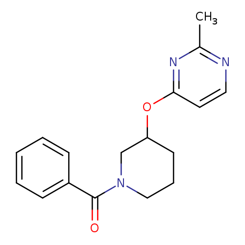 4-[(1-benzoylpiperidin-3-yl)oxy]-2-methylpyrimidine