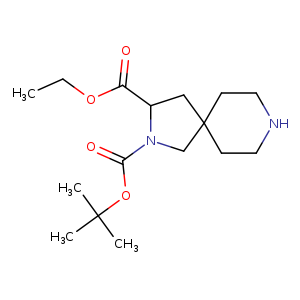 2-(tert-Butyl) 3-ethyl 2,8-diazaspiro[4.5]decane-2,3-dicarboxylate